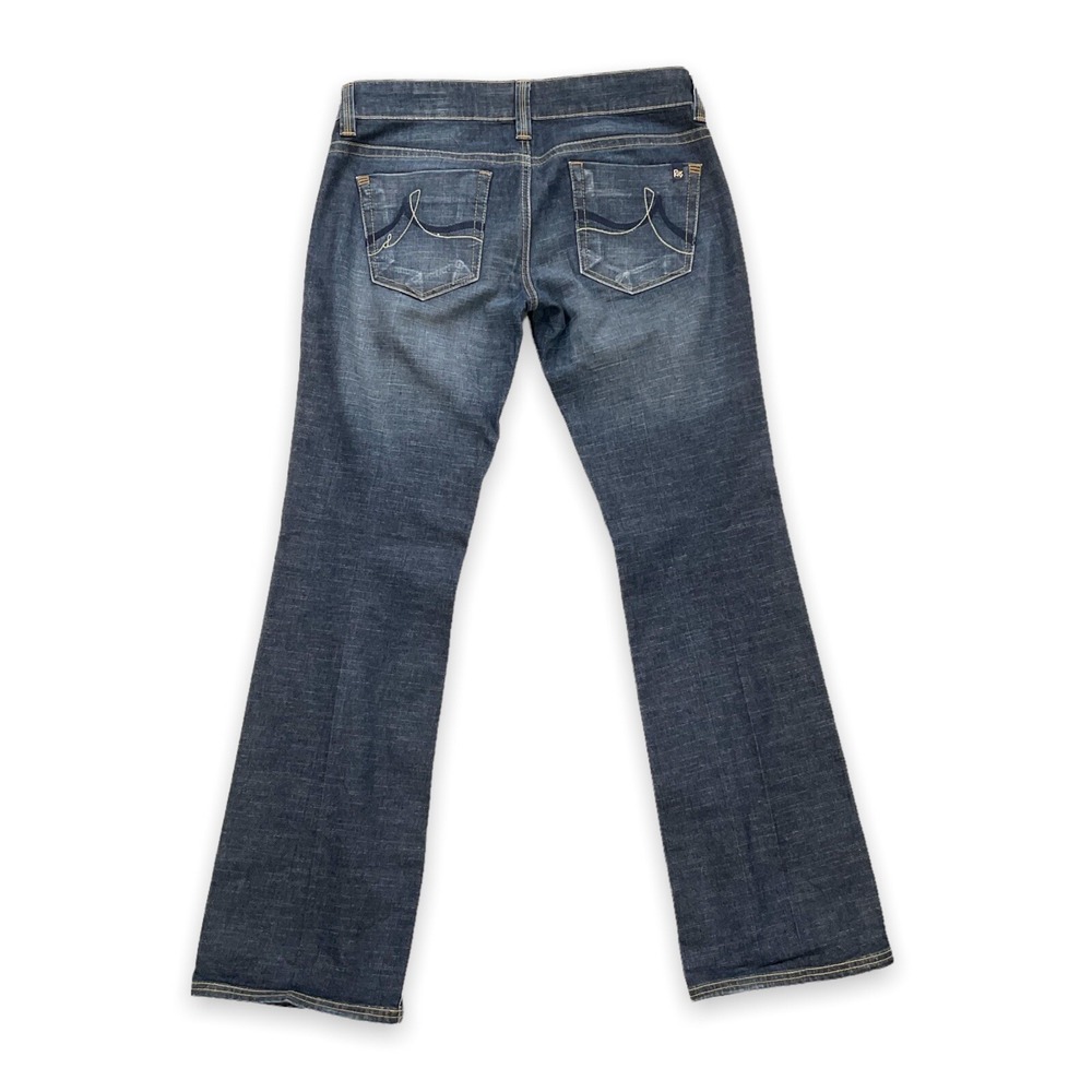 DKNY Jeans Women Size 9 (31x32) Blue Bootcut Low Rise Extreme Brooklyn Denim